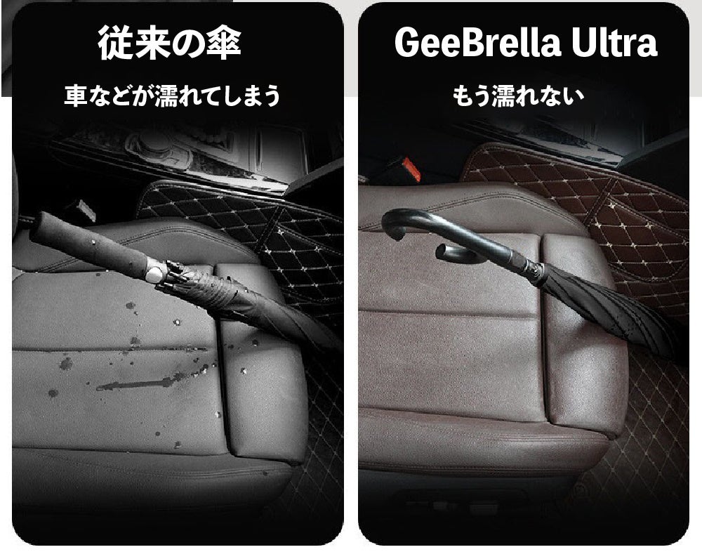 ドイツデザインの珍しい逆さ傘！サイズは脅威の130cm、二重構造で強風にも強い圧倒的な耐久力を持つ「GeeBrella Ultra」を「Gloture楽天ストア」で販売開始のサブ画像3
