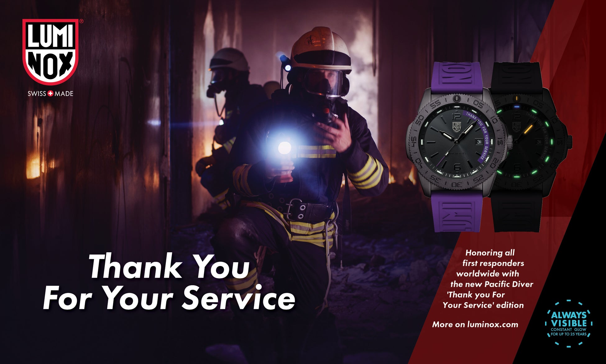 腕時計【ルミノックス】地域や国のため、誰かのために働く人々に敬意を表する世界限定モデル9月1日本日発売！のサブ画像1