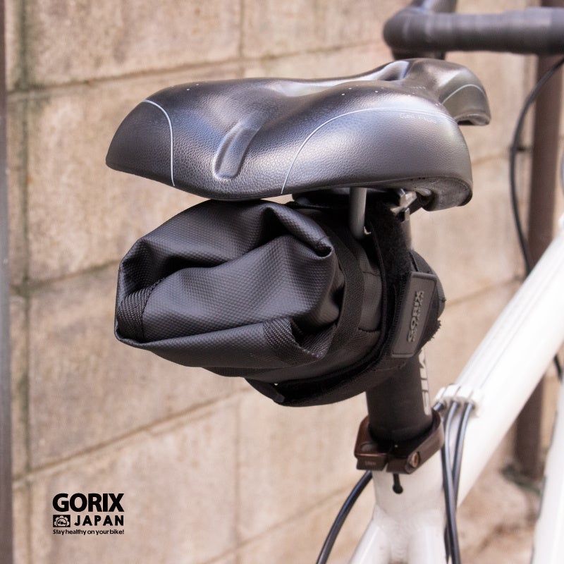【新商品】【くるくる巻いて効率よく収納!!】自転車パーツブランド「GORIX」から、サドルバッグ(GURURIN) が新発売!!のサブ画像5