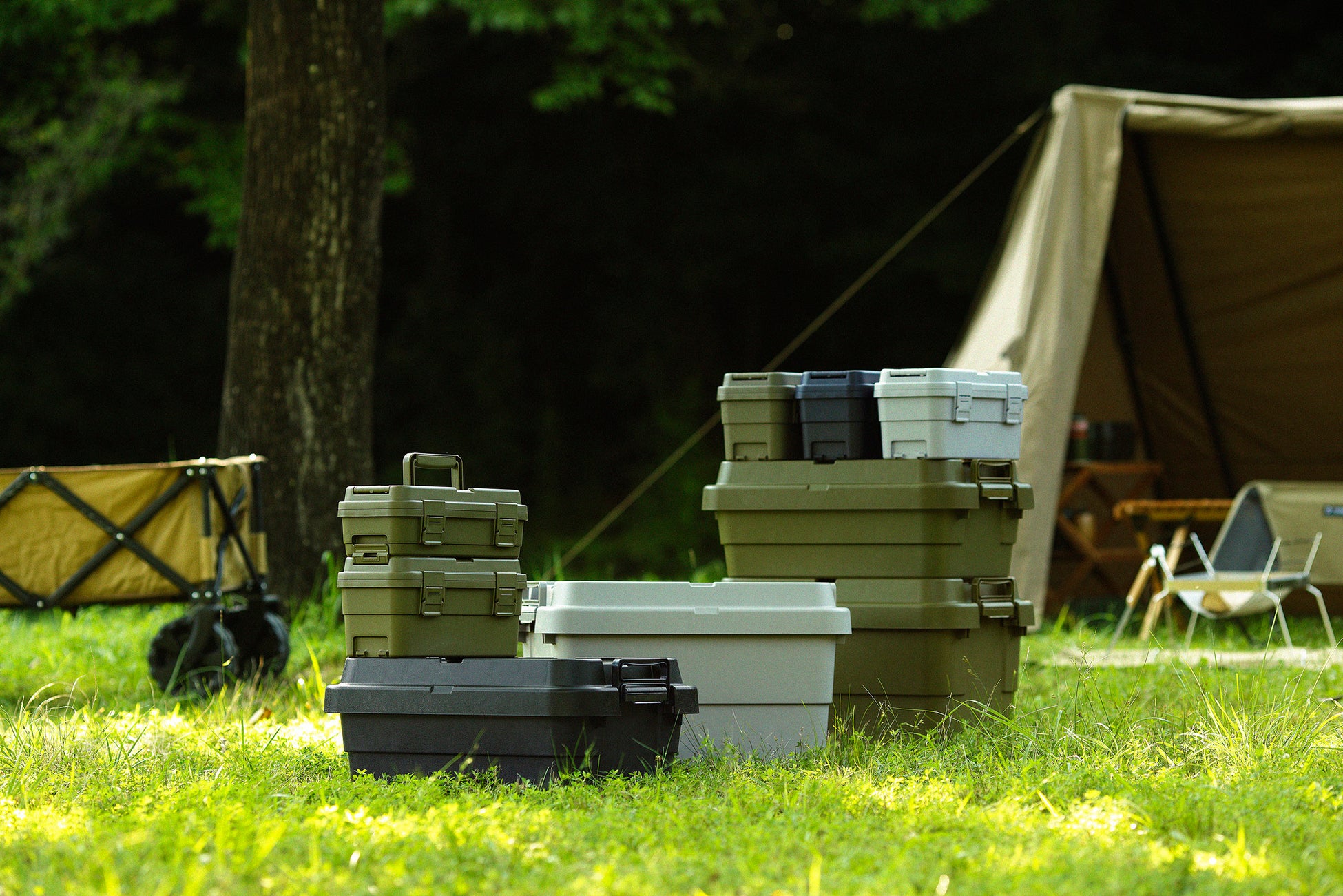 キャンプ収納の定番「トランクカーゴ」から小型の道具の収納に最適な新モデル「スタックカーゴ」が登場のサブ画像2