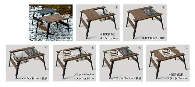 【７段変形で自由自在】台湾生まれのアウトドアテーブルが、Makuake販売開始15分で目標金額を突破！ブランドコンセプトは”機能性と質感の追求”。のサブ画像8