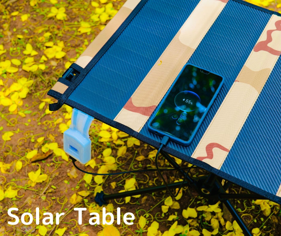 新商品！2Way仕様の発電＆充電できるキャンプテーブルが日本上陸！のサブ画像2