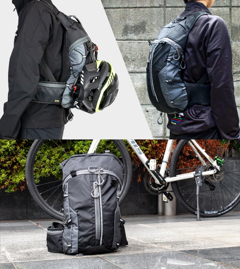 【新商品】自転車パーツブランド「GORIX」から、バックパック(AIRY) が新発売!!のサブ画像13
