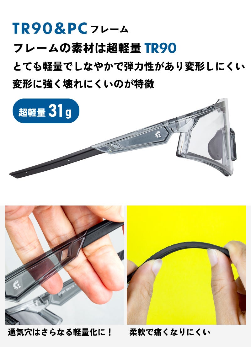 【新商品】自転車パーツブランド「GORIX」から、調光サングラス(GS-TRANS6004) が新発売!!のサブ画像10