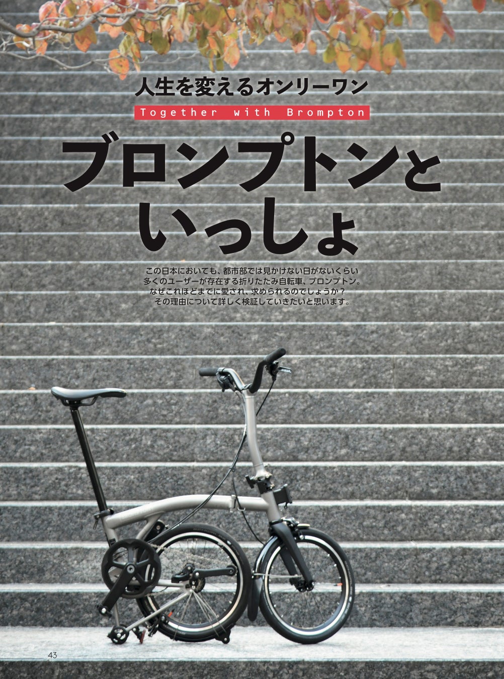 クルマいらずの楽しみ方を提案！『自転車日和』vol.64が11月27日（月）に発売のサブ画像3