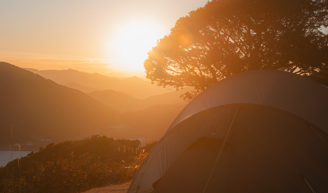 【高平キャンプ場 outdoor lab.】テントサウナの予約受付開始。大分県内随一の絶景を誇る場所で最高の