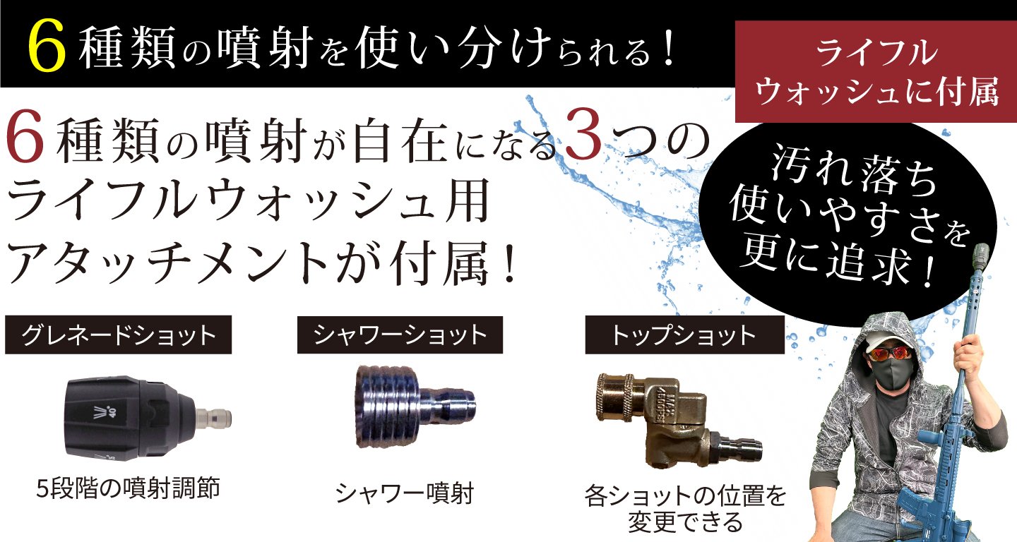 「手洗い洗車がいらない洗車の時代へ」ながら洗車が”日本初”の「ライフル型高圧洗浄機」を発売！！のサブ画像5