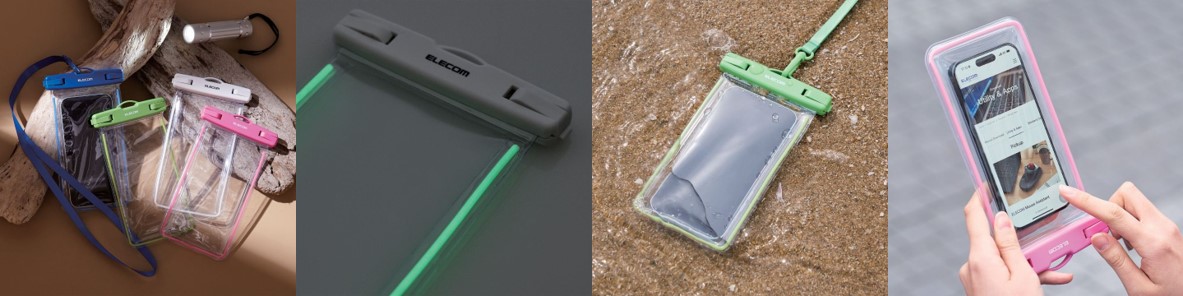 海水浴やプールでの防水対策に！スマートフォンをケースに入れたまま操作や撮影ができるIPX8防水ケース 6タイプを新発売のサブ画像5