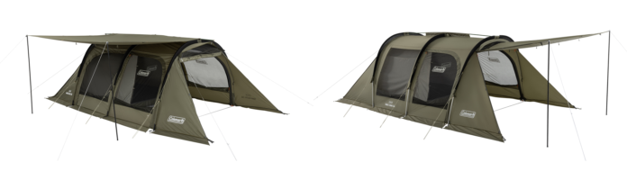 テントとシェルターの2WAY仕様！コールマン、コンパクトなトンネル型2ルームテントを発売のメイン画像