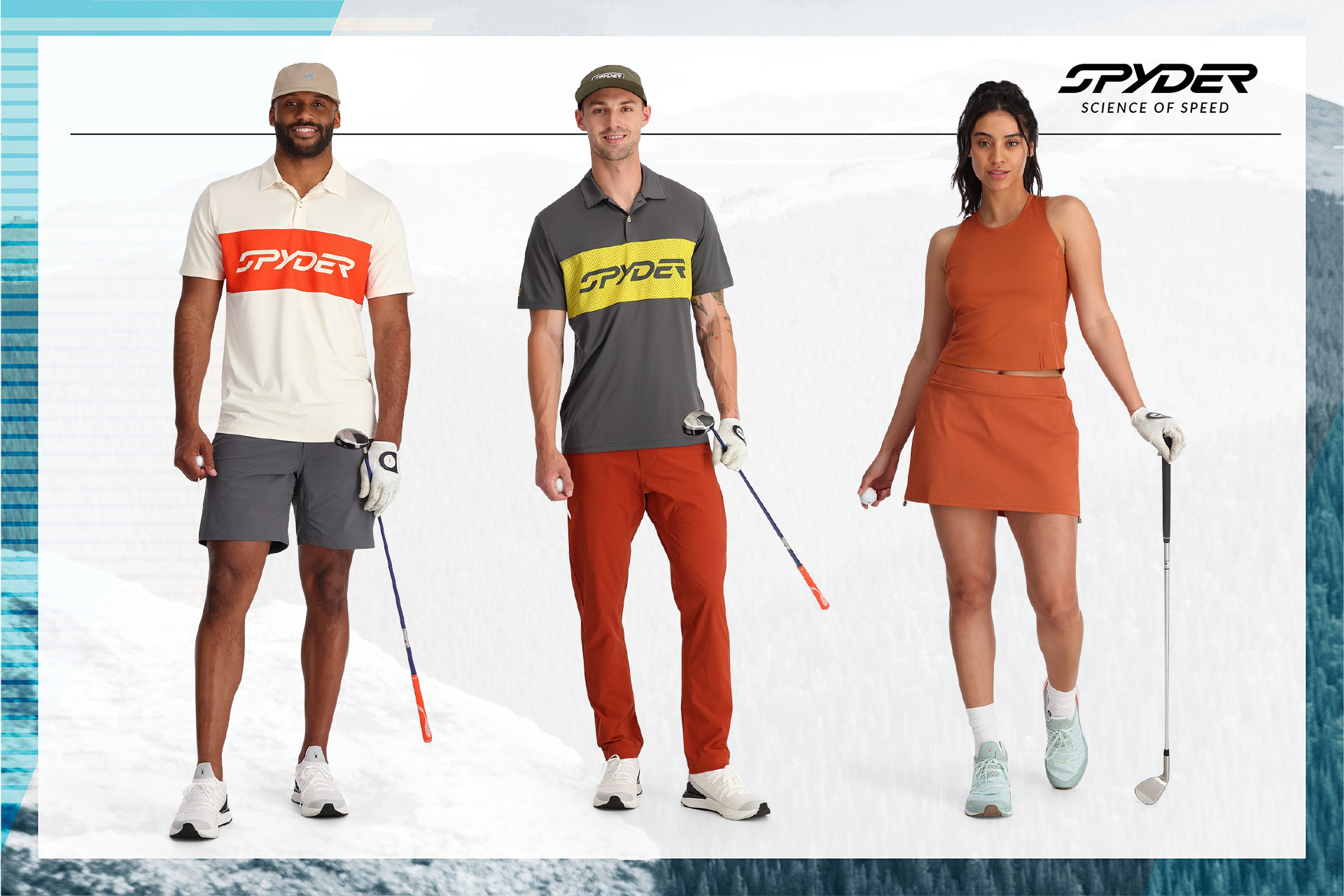 スキーブランド「SPYDER」新たなる挑戦にゴルフ アパレルをラインナップに追加のサブ画像2