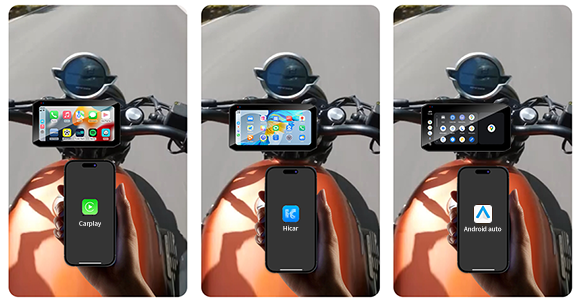 オールインワンのバイク専用のディスプレイオーディオ『T6D』！CarPlay & Android Auto対応！のサブ画像5