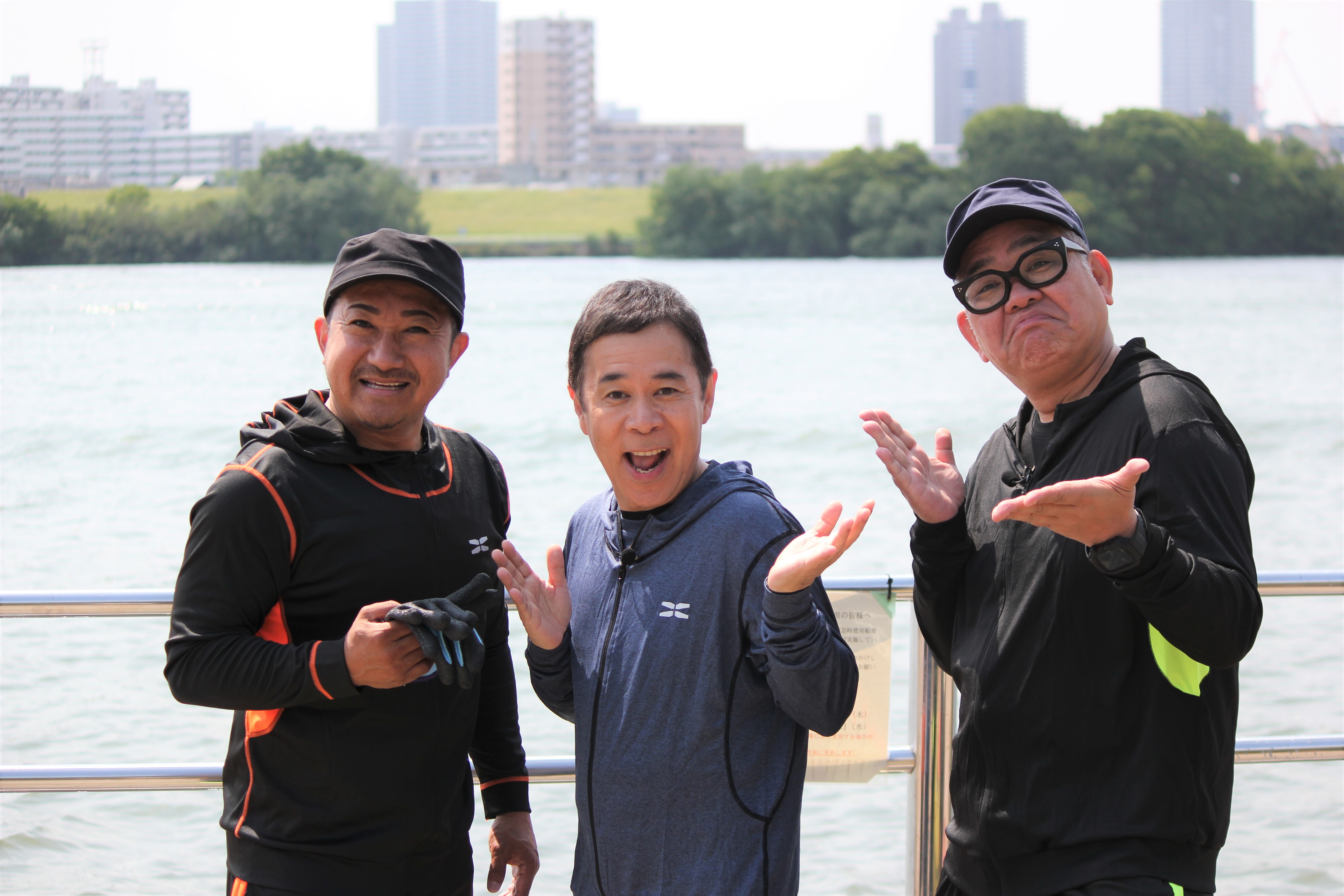 ナインティナイン岡村隆史が土曜の夜に帰ってきた！テレビ大阪初MC！！淀川から道頓堀まで同期の矢野・兵動と爆笑川下り旅！のサブ画像1_©テレビ大阪