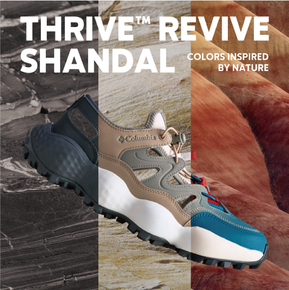 コロンビアの“クッション性”と“グリップ力”のスニーカーサンダル「THRIVE™ REVIVE SHANDAL」のサブ画像1