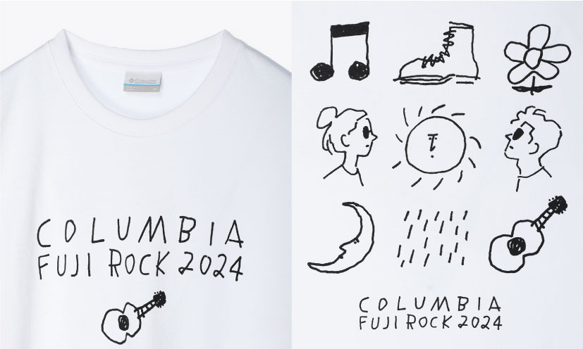 Columbia × FUJI ROCK FESTIVAL’2４コラボレーションＴシャツ 6月1４日(金)発売のサブ画像3