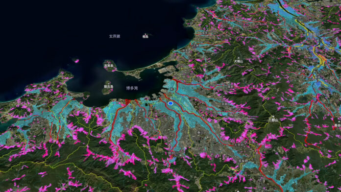 流域地図をアップデート　日本全国のハザードマップを流域単位で可視化のメイン画像