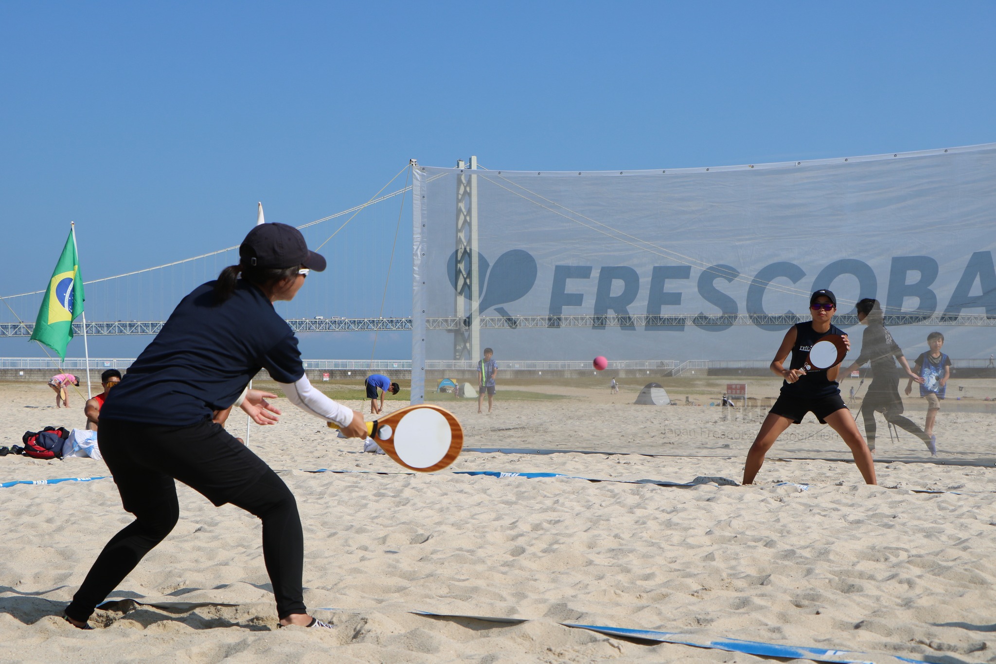 日本フレスコボール協会公認「FRESCOBALL ALPS」（長野県駒ヶ根市）が、6月30日(日)に宮田村総合公園ふれあい広場で定期的に開催しているイベント『遊VIVA』とコラボした無料体験会を実施。のサブ画像4