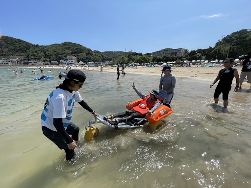 下田市ユニバーサルビーチ！in外浦海水浴場のサブ画像2