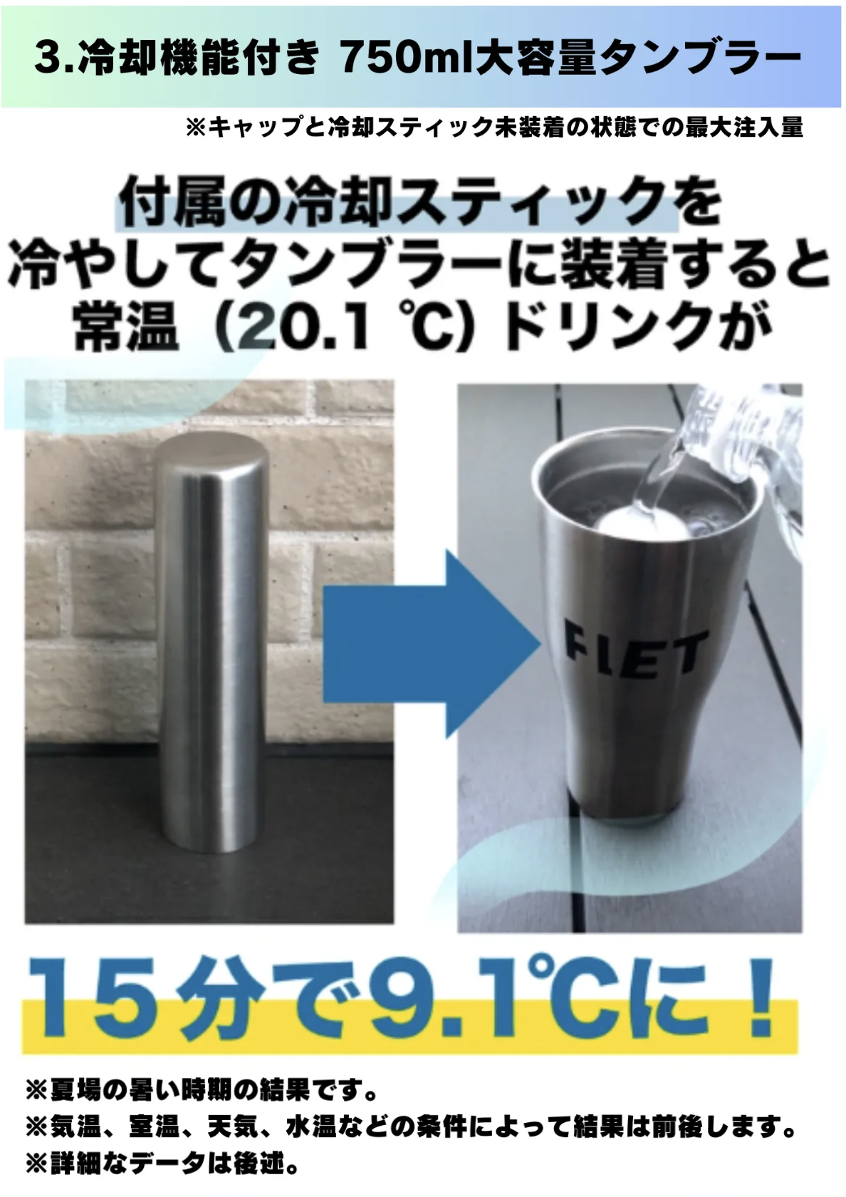 【氷を使わず薄まらない】熱中症予防にも最適。昨夏クラファンで716万円を集めた「あの」24時間冷却のタンブラーが夏直前に一般販売開始のサブ画像7