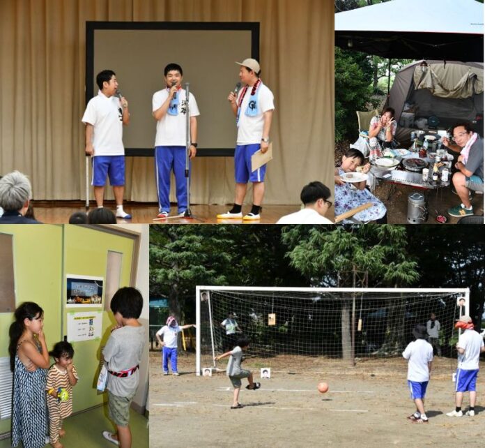 【茨城県　五霞町】7月22日～23日空き教室を使った親子キャンプを開催しました！のメイン画像