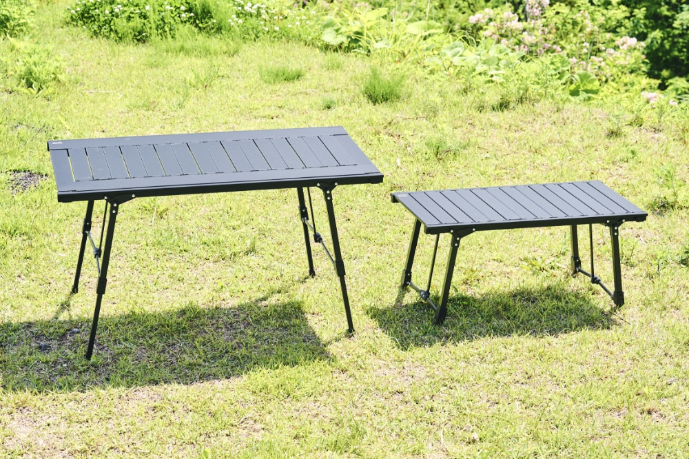 Alpen Outdoorsより、前回即完売したアルミユニットテーブルがアップデート！既存の88cmサイズに加え110cmサイズが仲間入りし、テーブルを彩るオプションパーツも新登場！のサブ画像4