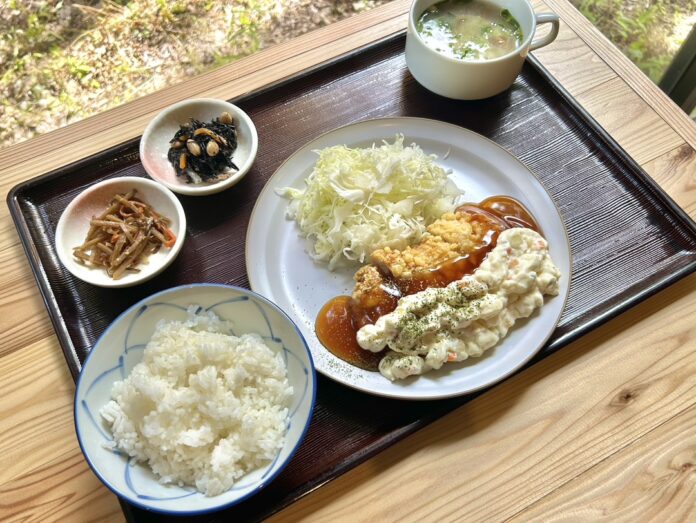 【冷やしそうめん始めてました！】お食事処の新メニュー～夏はやっぱりそうめん～ウッドデザインパーク与位〈兵庫県宍粟市〉のメイン画像