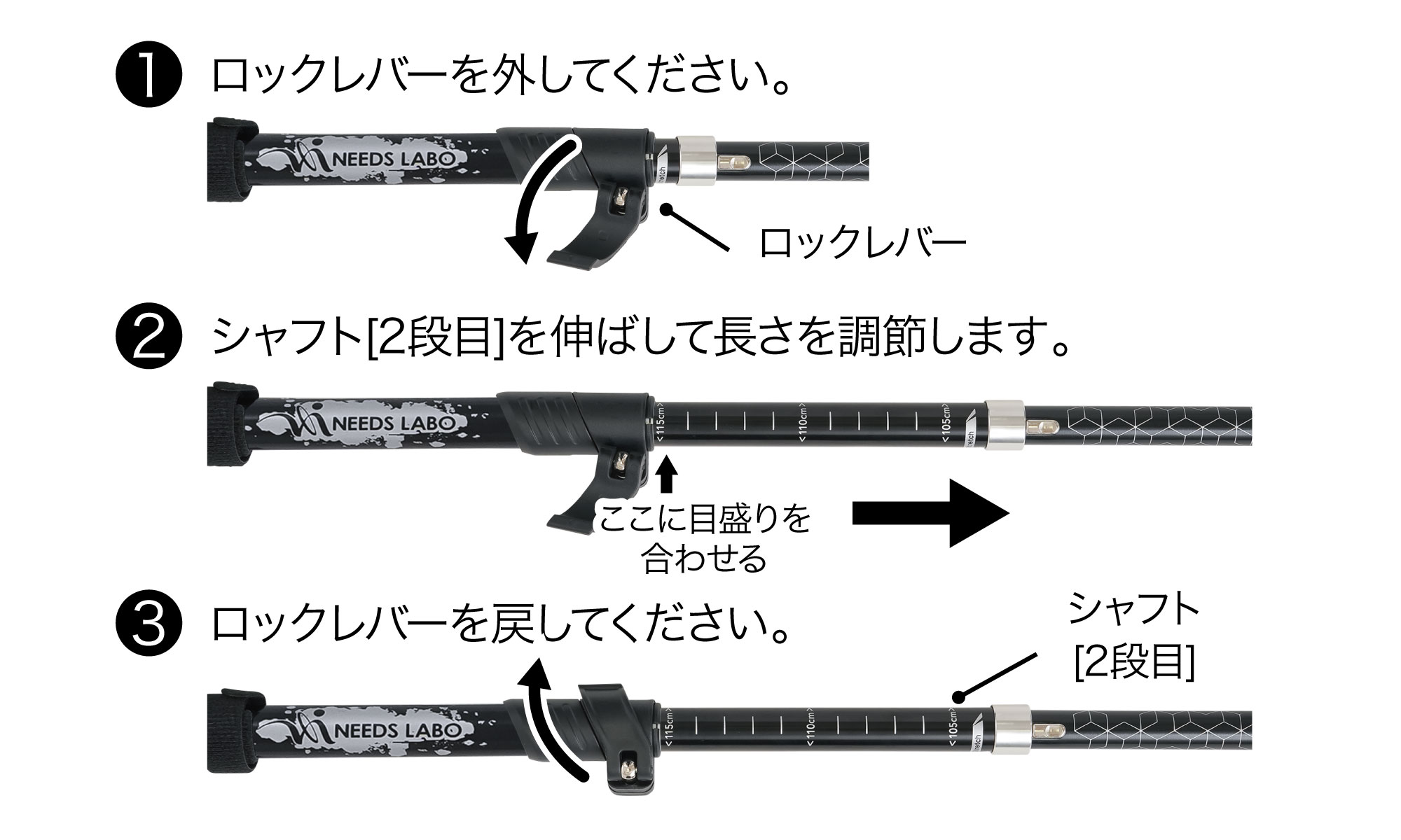 足腰の負担軽減！2本のステッキでラク～に歩ける。のサブ画像6