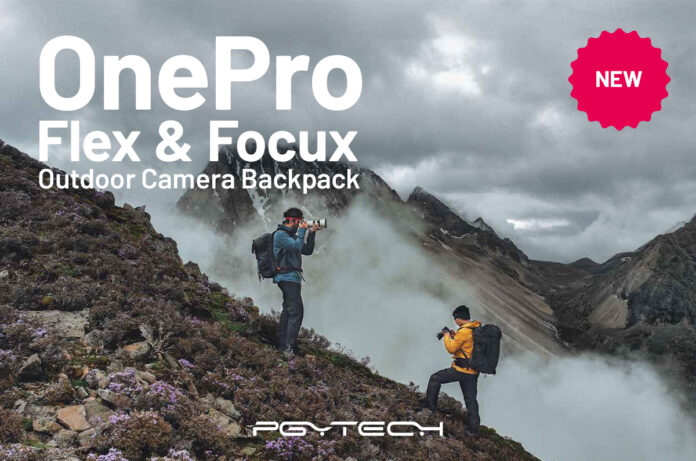 大人気の本格アウトドアカメラバッグ PGYTECH OnePro Flex＆Focux Backpack を10月25日（金）より一般販売スタートのメイン画像