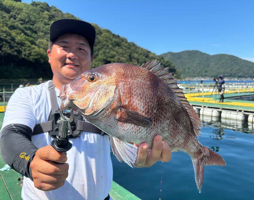 マダイ!メジロ！大物がこんなに釣れる‼海上釣り堀での㊙テクニックを2人の達人が披露『フィッシングDAYS』10月12日（土）放送!のサブ画像2