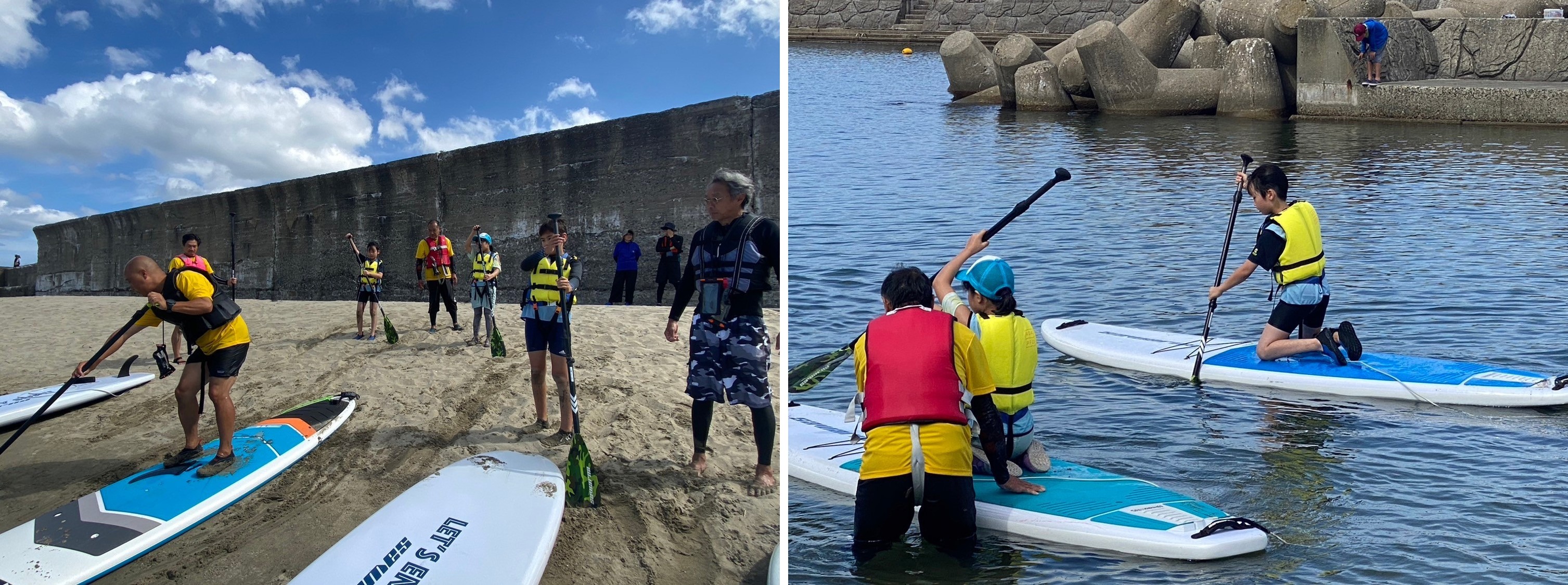 海のお仕事体験プロジェクト【SUPのインストラクター体験＠山形県】鳥海山が美しく見える加茂の海で安全に楽しむ方法を伝えよう！のサブ画像3