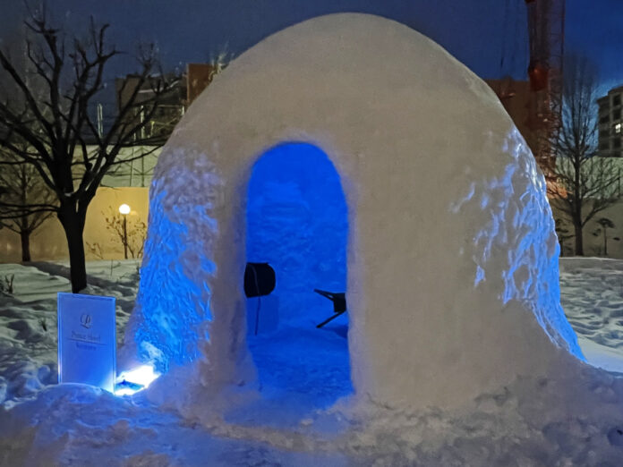 【札幌プリンスホテル】訪日客へのおもてなし日本の冬を代表する雪あそび「かまくら」を体験のメイン画像