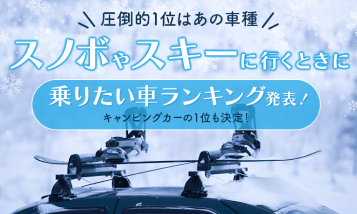 【圧倒的1位はあの車種】スノボやスキーに行くときに乗りたい車ランキング発表！キャンピングカーの1位も決定！のメイン画像