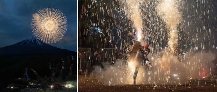 世界遺産初！日本最古の伝統花火＜手筒花火＞が特別演目に！『The 絶景花火「Mt.Fuji」2025 〜世界花火博〜 』-世界遺産・富士山の敷地内で日本と世界の最高峰花火師が共演-のメイン画像