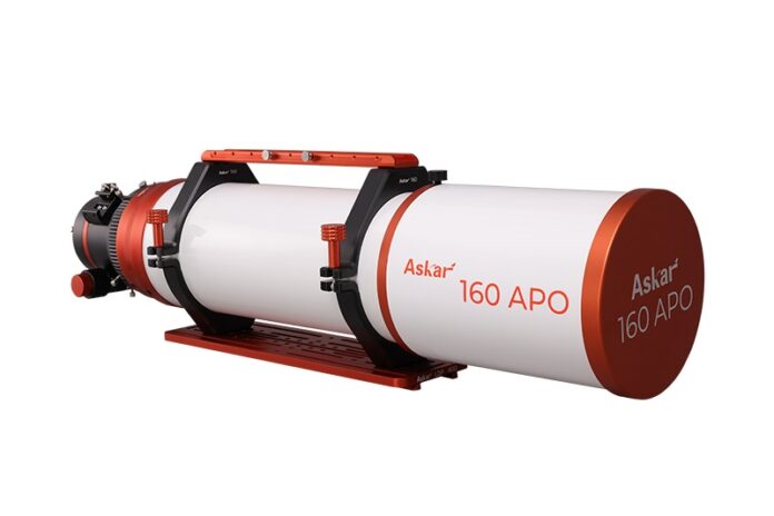 質量13.6kgで中型赤道儀にも搭載可能。Askar大口径屈折望遠鏡「160APO鏡筒」、アクセサリー5製品を発売のメイン画像