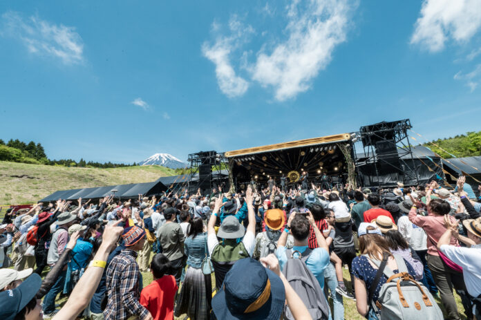 いよいよ今週末開催！富士山の麓の絶景キャンプインフェス 「NEC presents FUJI & SUN '25」8月、WOWOWで放送・配信決定！のメイン画像