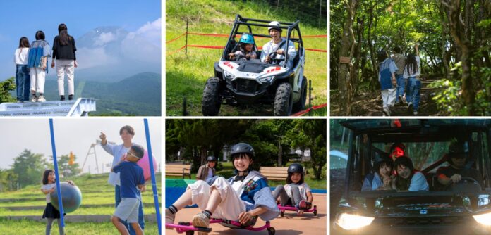 富士山の大自然で遊ぶ！走る！風を感じる！標高1,200mで涼しい「ぐりんぱ」にこの夏、６つの体験型新アクティビティが続々オープンのメイン画像