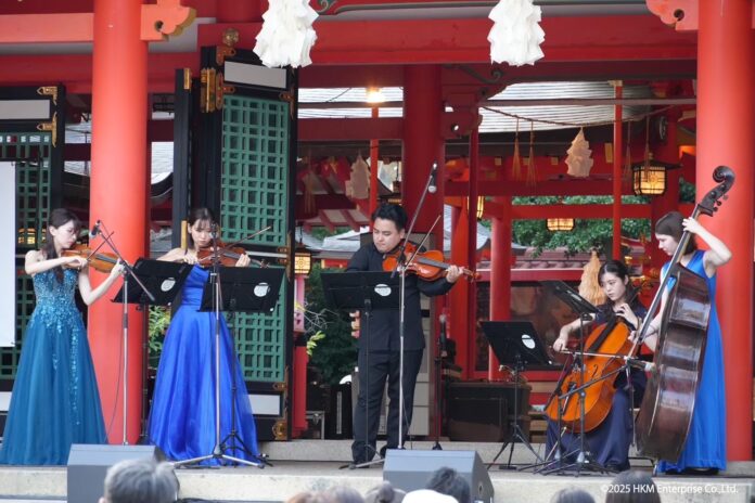 8月1日(金）~3日（日）三宮の夏を彩る風物詩・生田神社「大海夏祭 」開催！オープニングは弦楽オーケストラ・スーパーストリングスコーベが弦楽5重奏で開会に華を添えるのメイン画像