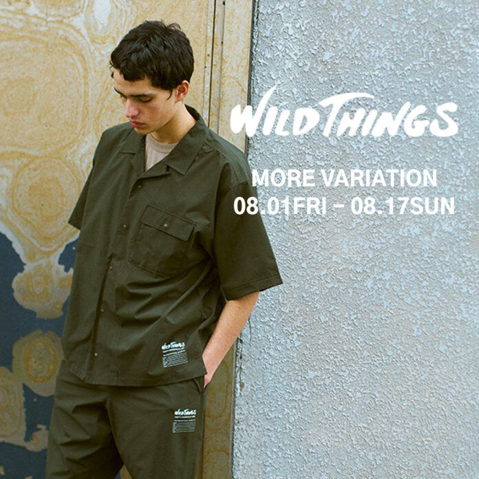 WILD THINGS（ワイルドシングス）期間限定で25SSのモアバリエーションをUNBY STOREにて開催。オリジナル手ぬぐいのノベルティーも。のメイン画像