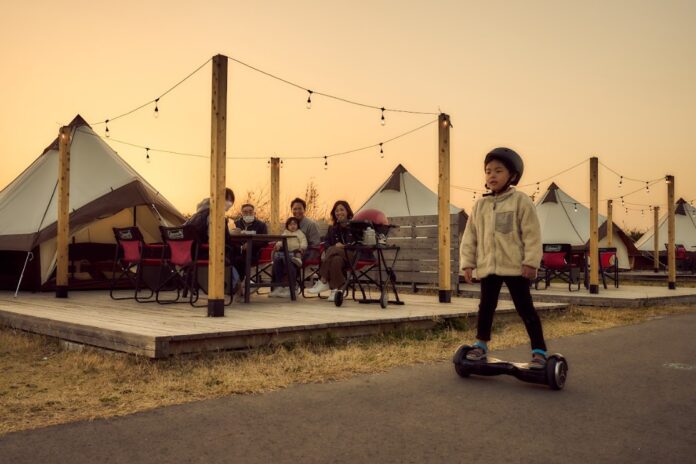 話題のミニセグウェイ”キントーンクラシック”乗り放題！　　　　　海辺のCAMPGROUND BREEZE TATEYAMAで爽快体験のメイン画像