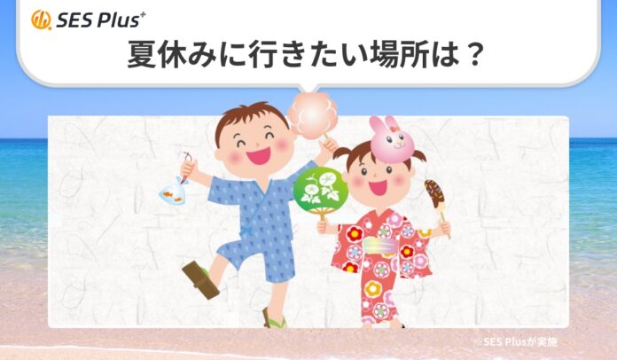 夏休みに行きたい場所ランキング2025を発表！圧倒的人気は「海」、次いで「プール」と「沖縄」のメイン画像