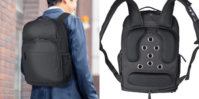 背中の蒸れを防ぐ！“超快適”冷却ファン付きリュックを発売のメイン画像