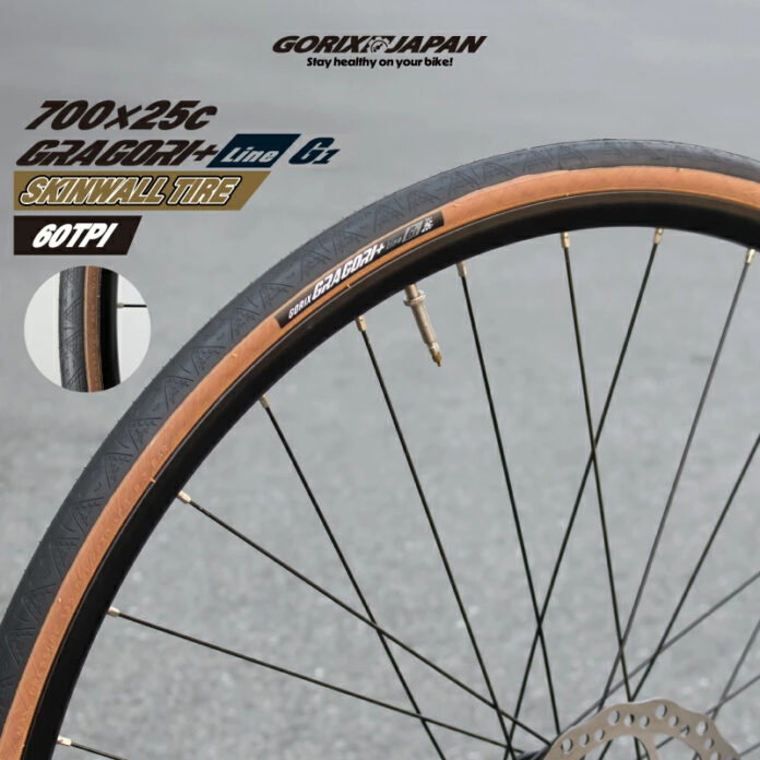 【新商品】自転車パーツブランド「GORIX」から、自転車タイヤ(GRAGORI+LINE.G1)が新発売!!のメイン画像