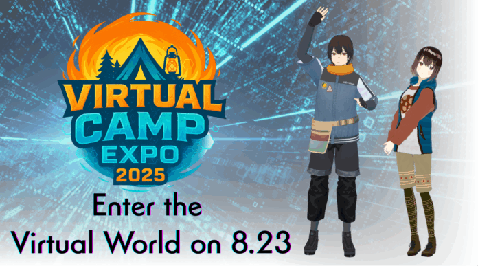 【世界初】1クリックで入場可能なバーチャルキャンプ展示即売会、Virtual Camp EXPO2025が8月23日に開催！のメイン画像