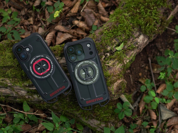 【BRIEFING×ROOT CO.コラボレーション】iPhone17/17Pro対応耐衝撃ケース＆MagSafe対応マグネット式2in1スマホリングスタンドを販売のメイン画像
