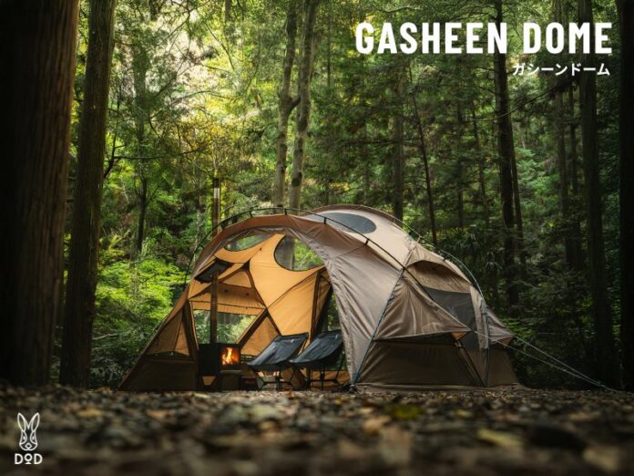 初の薪ストーブ対応ドームシェルター「ガシーンドーム」発売。豊富なオプション製品でオールシーズン・全天候型のキャンプスタイルを提案します。のメイン画像